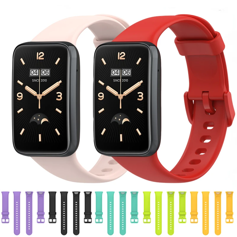 

Siliocne Strap For Xiaomi Mi Band 7 pro Original Smart Sport Bracelet Replacement Wristband for Mi Band 7 pro Strap Accessories
