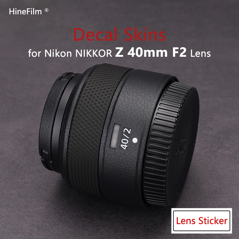 【美品】 NIKKOR Z 40mm f/2 + PRO1Dプロテクター Hinefilm Skin for Z 40 F2 Lens Protective Cover Skin for