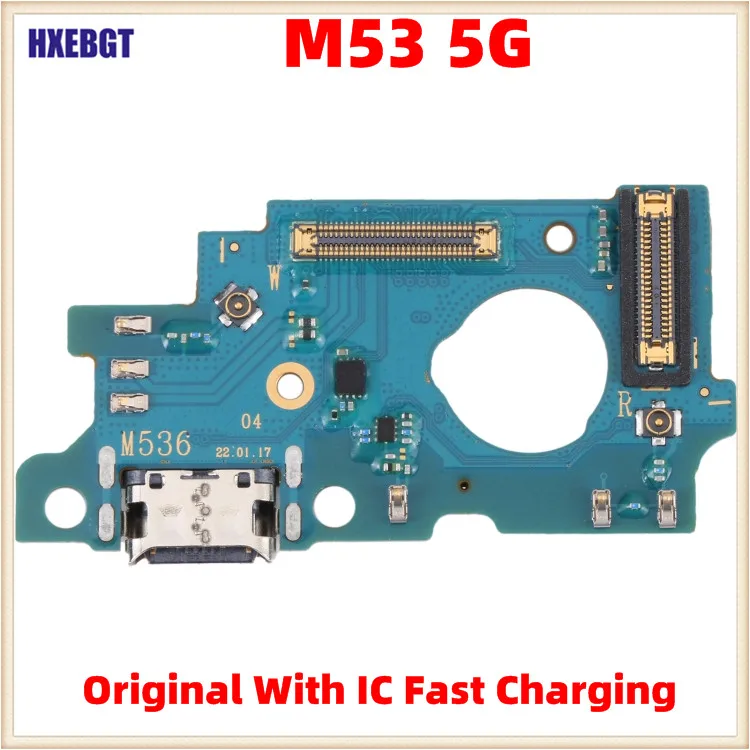 

Original With IC For Samsung Galaxy M53 5G M536 Fast USB Charging Port Board Charger Plug Dock Connector Repair Parts