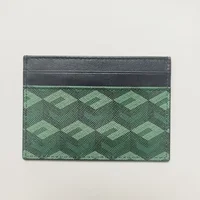 Nouveauté classique mode multi-fonctionnel petit porte-cartes en cuir portefeuille Protection des documents Clip-On motif 3D conception 3