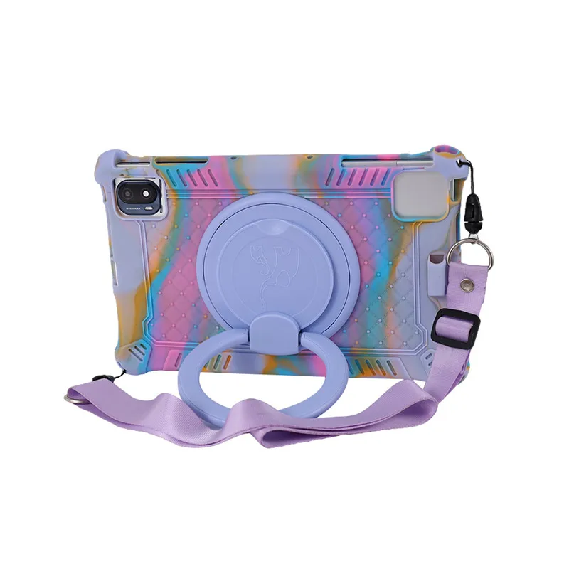 FKQLH Coque Pour TCL Tab 10 Gen 2, Silicone Skin Support Souple