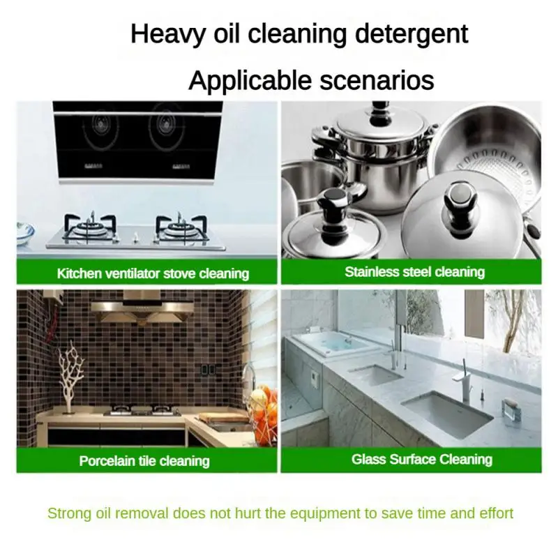Concentrated Heavy Oil Pollution Cleaner Household Strong Degreasing Cleaning Bubble Powder Kitchen Smoking Machine Cleaner