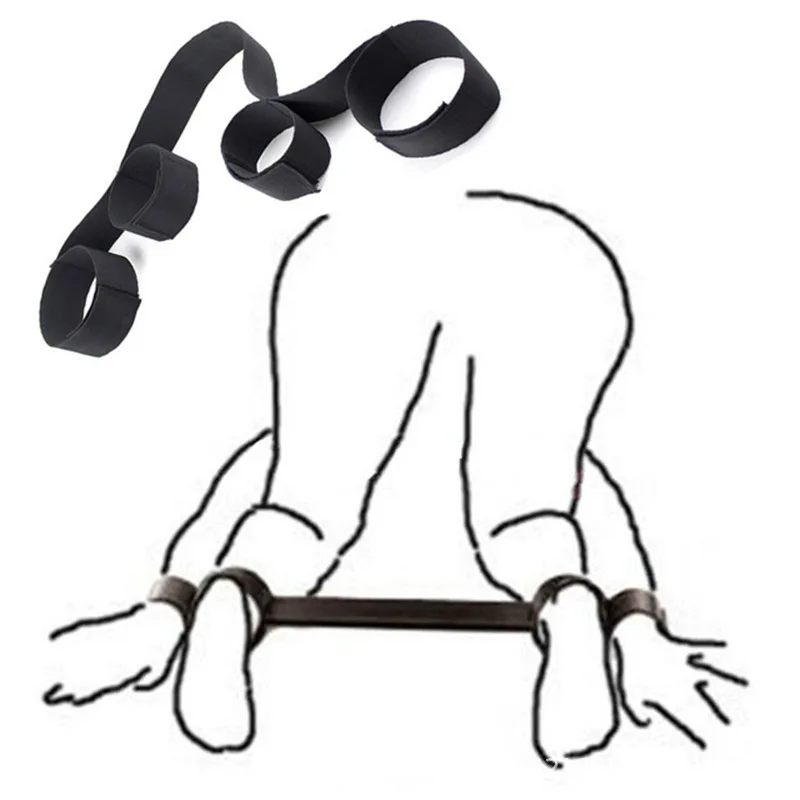 Handcuff Sex Toy BDSM Bondage Games for Adults Cuffs Restraint Open Legs Bed Slave SM Fetish For Men Woman Couples