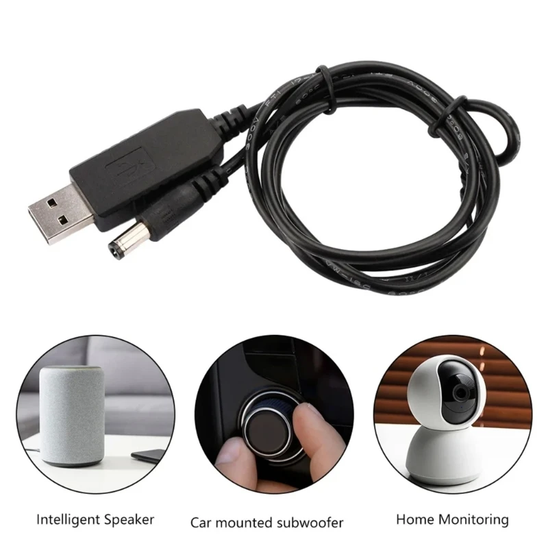 

9V/12V Step Up Cable USB Power Supply Adapter USB Power Boost Line for Mobile Power Supply USB Boost Converter Drop Shipping