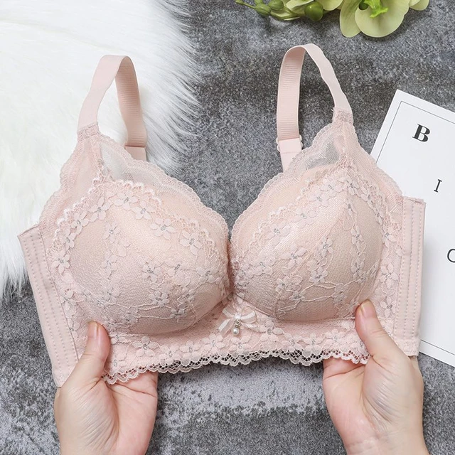 Lingerie Women's Small Breasts Gather in 2023, the New Sexy Bra Counter Is  Thickened and Oversized - AliExpress