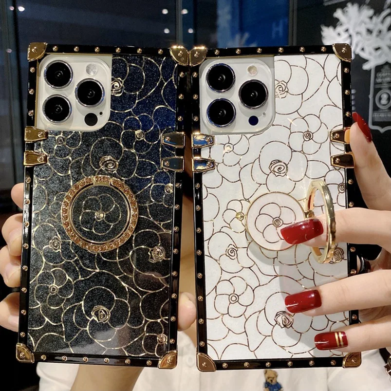 Luxury Gold Phone Case For Xiaomi Redmi Note 14 13 Pro 5G 12 11 10 9 8 11s Redmi 14c 13c 12c 10c Note14 Note13 Xioami Ring Woman_voghion.com