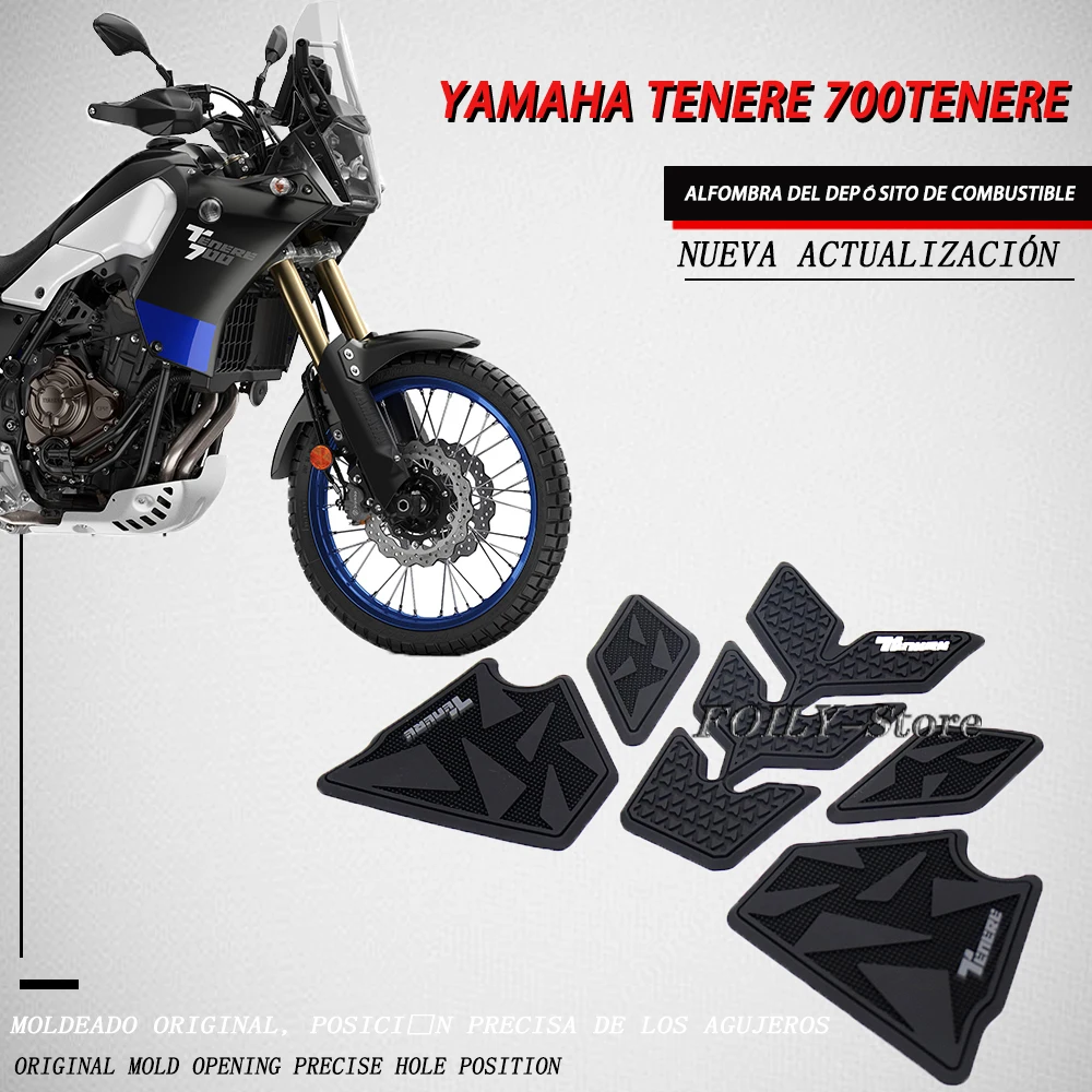 Nuevo protector del logotipo de la motocicleta, almohadilla antideslizante para el depósito de combustible, pegatina de agarre l