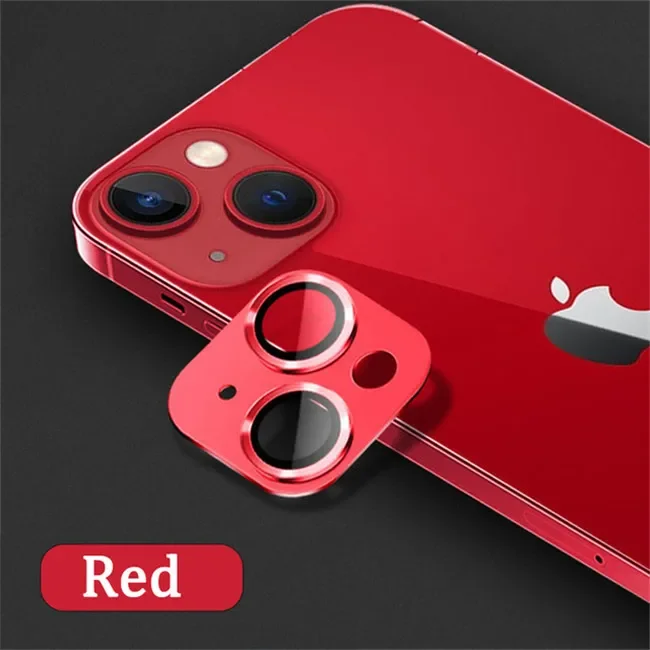 Premium Metal Ring Camera Lens Protector Case - Durable Back Cover Accessory