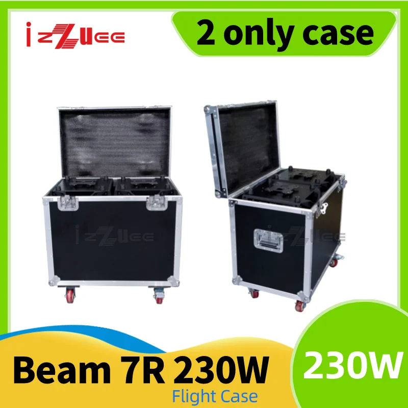 2PCS Flight Case For Beam 7r 230W Moving Head Light Lyre 7R Beam 230W