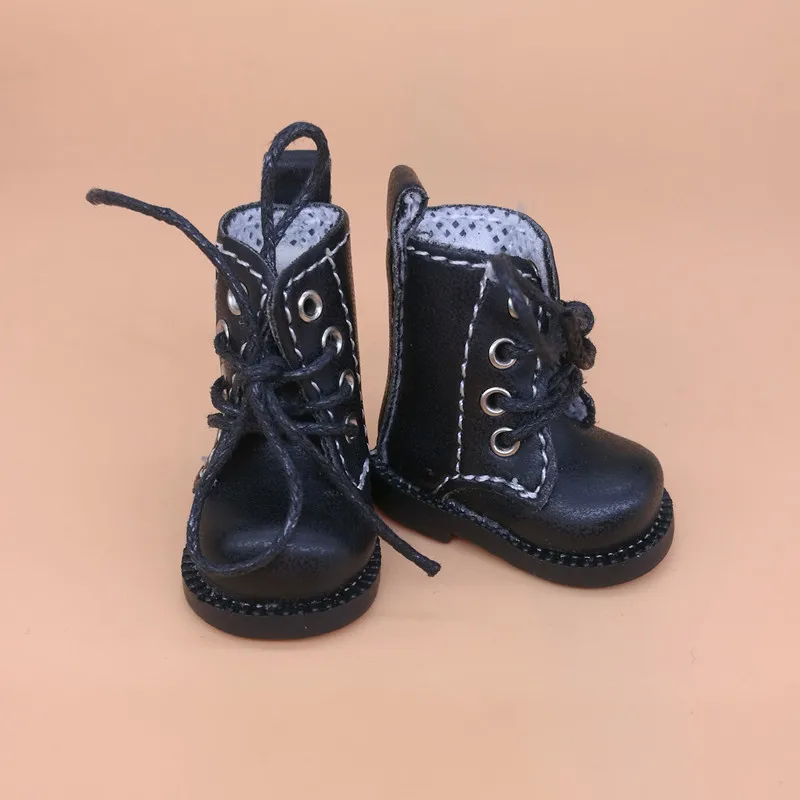 Tilda 1/8 Doll Boots Toy Shoes For Blythe OB24 OB26,Lovely Mini Short Boots for Blyth EXO Korea KPOP 15cm Plush Doll Accessories 3