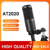 AT2020 Studio Condenser Mic - Cardioid XLR/USB Professional Microphone for Recording, Podcast, Live Stream, Karaoke