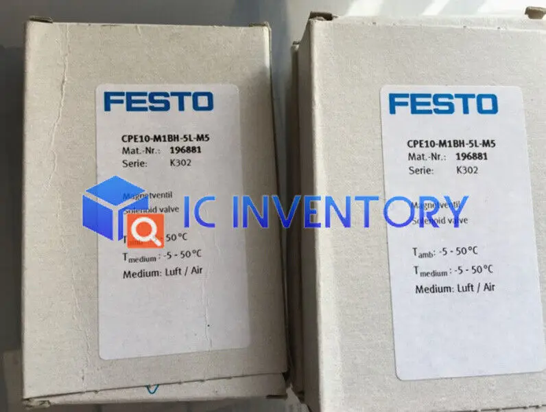 

1PCS Brand NEW Festo CPE10-M1BH-5L-M5 196881 Solenoid Valve