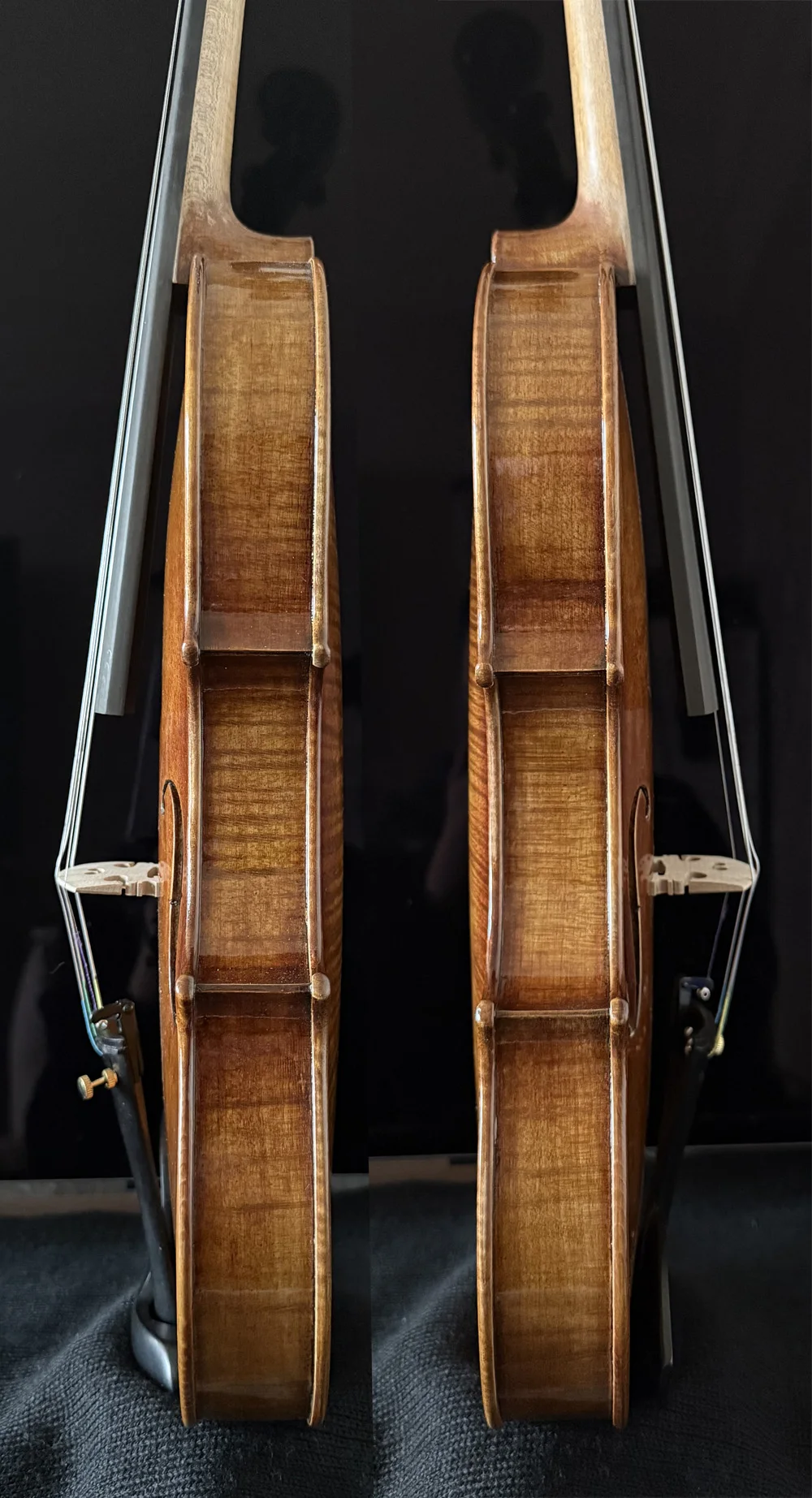 Handmade Antique Oil Varnish,Stradivarius 1716 "Messiah" Copy ,Master Violin, No.1462. European Spruce, Great setup