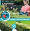 2 IN 1 Cordless Electric Hedge Trimmer Rechargeable Handheld Household Shrub Weeding Pruning Mower Garden Tools 5
