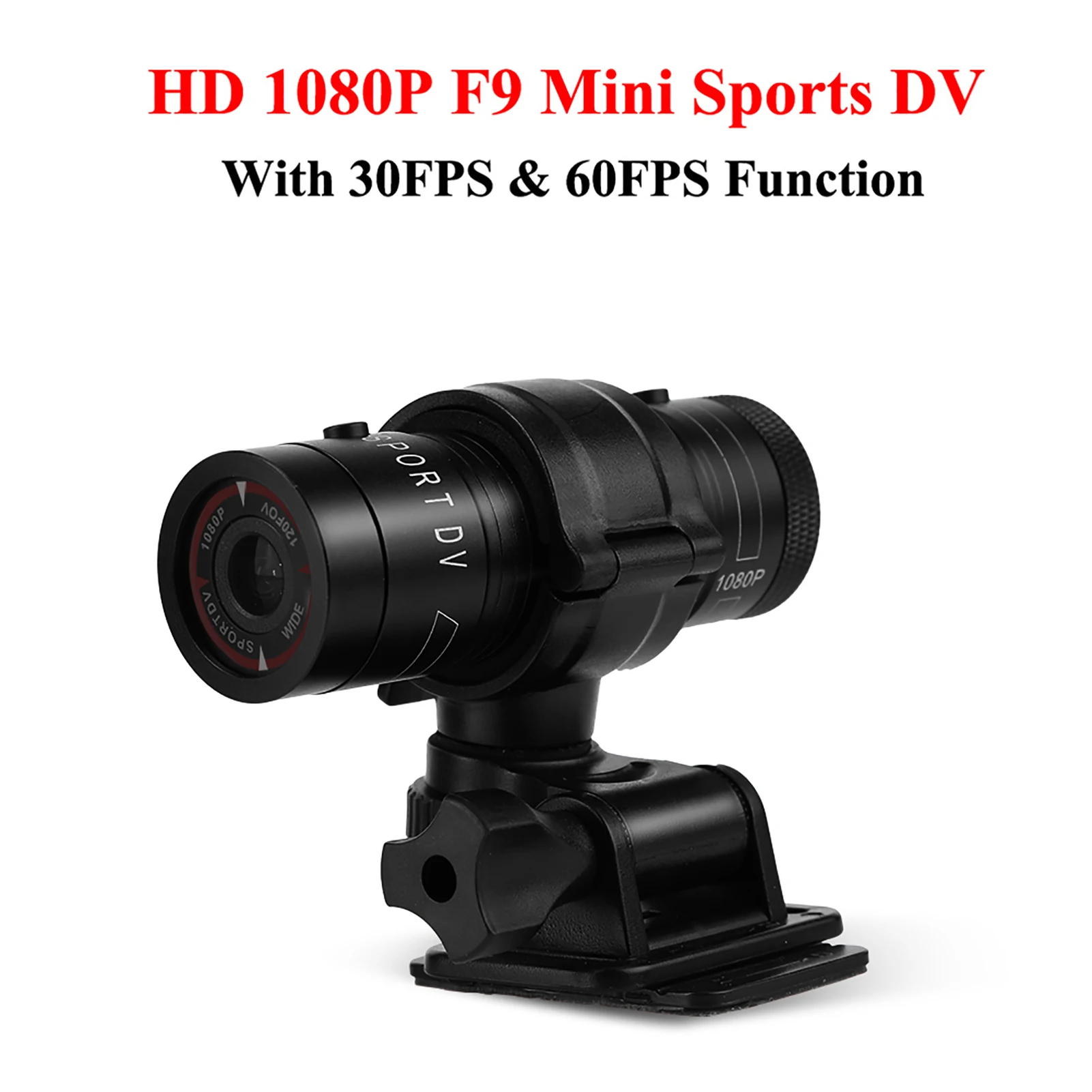 Camera Mini Portable Full HD 1080P Waterproof Bike Car Outdoor Sports DV Video Camera Mini Sports Camera Sports Video Camera 3