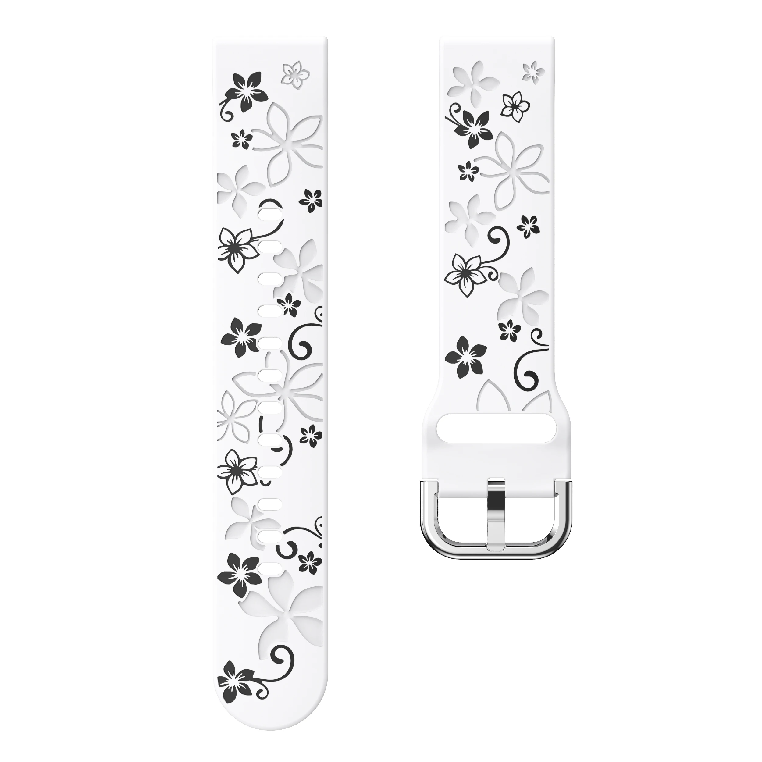 Custom Engraved Women's Sport Bracelet Replacement Wristband, 18mm Strap