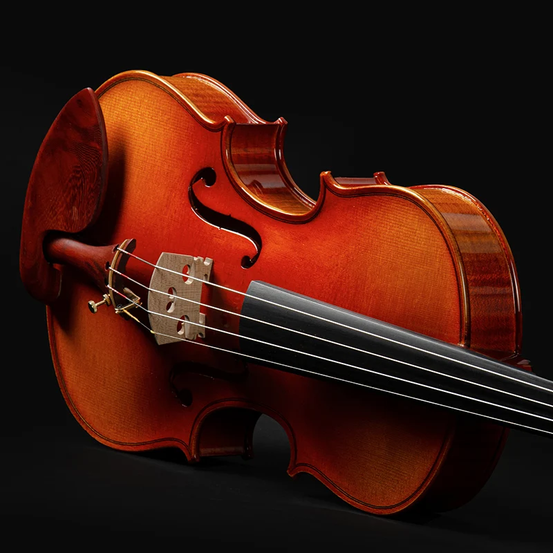 

Advanced Violin CHRISTINA S100D-1 Red-Gold Gradient Handmade One-piece Fine Flame Maple Premium European Spruce with Case Bow