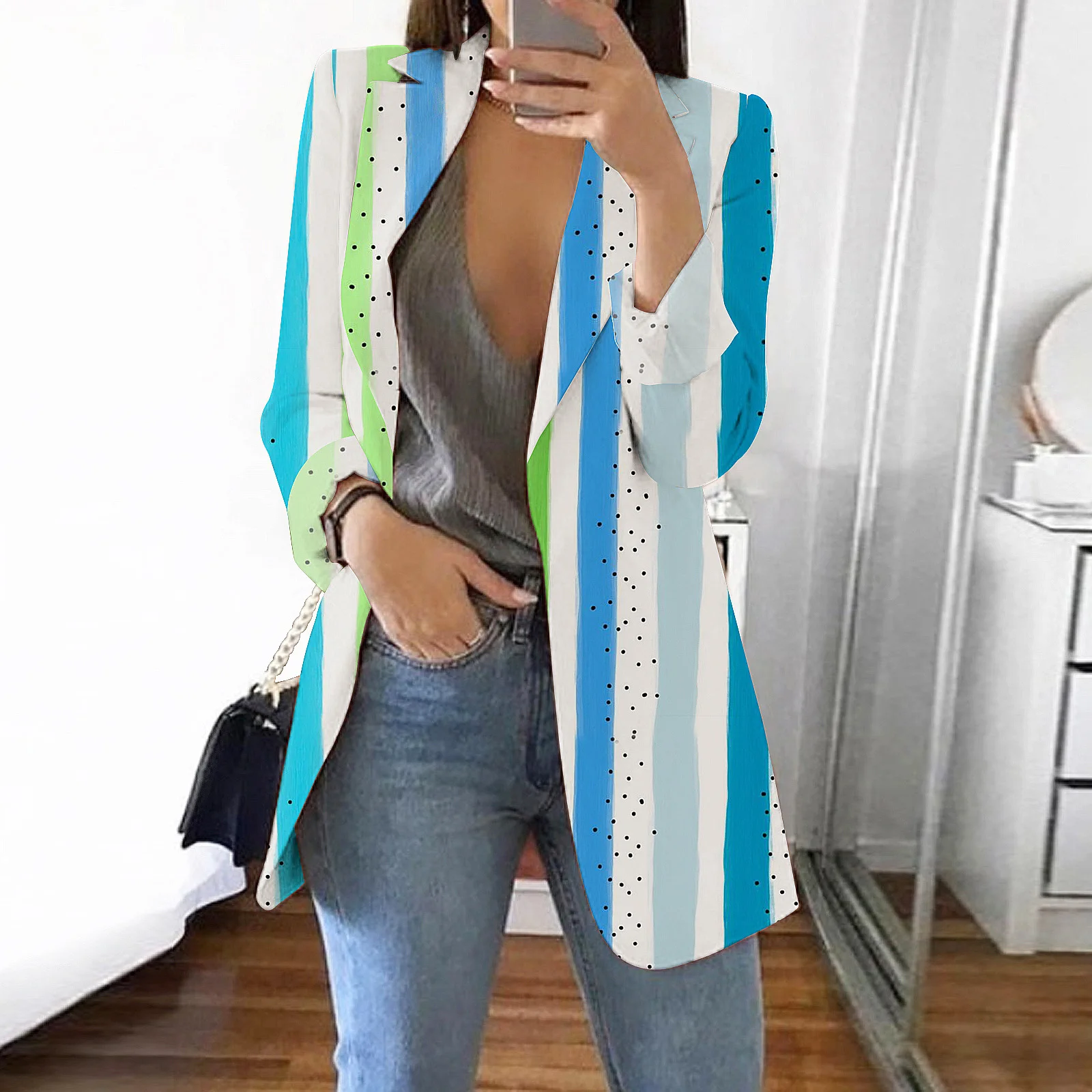 Blazers Women Simple Classic Soft Elegant Simple All-match Comfortable Elegant Chic Coats Fashion Top New