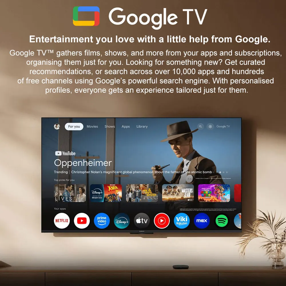 テレビ xiaomi  google  TV Amazon | シャオミ(Xiaomi) テレビ 55インチ Google TV 4K 液晶