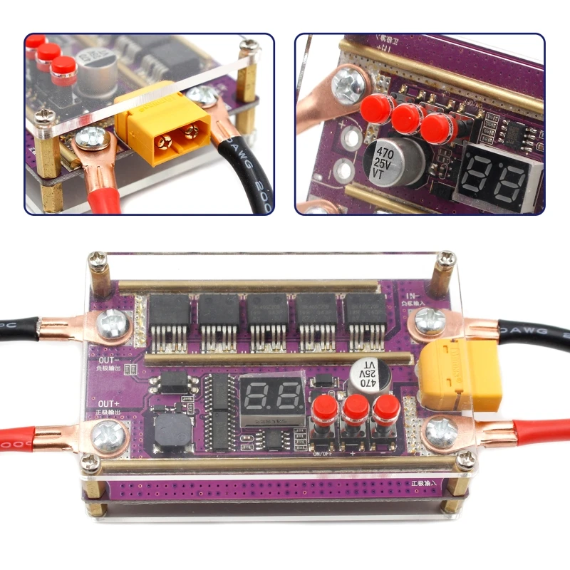 

Upgraded Spot Welder DIY Kit 99 Gears Power Adjustable Mini Spots Welding Machine Control Board for Welding 14650 17490