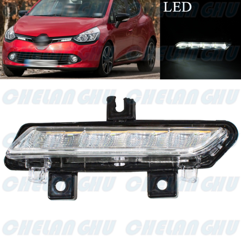 For Renault Clio 2012 2013 2014 2015 / Captur 2013 Left Side Front Bumper LED DRL Daytime Running Light Lamp 266059493