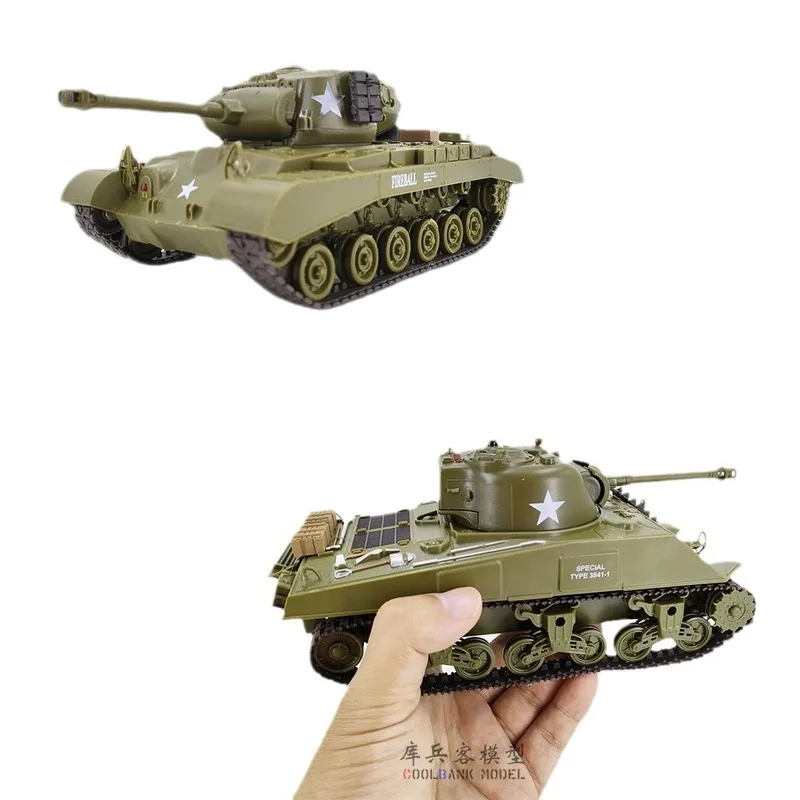 Rc Henlong Remote Control 1/30 Tank American Sherman Pershing Infrared Main Battle 2.4hhz Wireless Tank Model Toy Boy Gifts 5