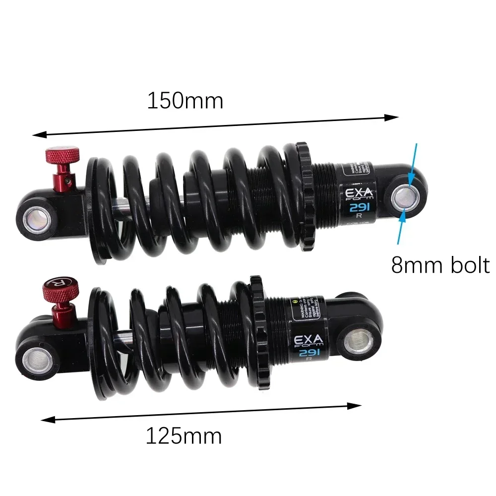 EXAフォームリアショックアブソーバー291r、調整可能なサスペンション