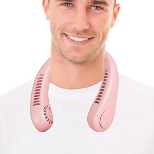 Személyes Nyaki Ventilátor Hordható Akkumulátorral Működtetett Pengék Ventilátorok Zsebnyaki 3 Állítható Sebességgel 360 Fokos Ingyenes Forgás Alacsony