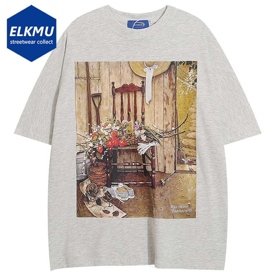 

Футболка Y2K мужская оверсайз с графическим принтом, свободная хлопковая рубашка в стиле унисекс, уличная одежда в стиле Харадзюку, хип-хоп, 2024