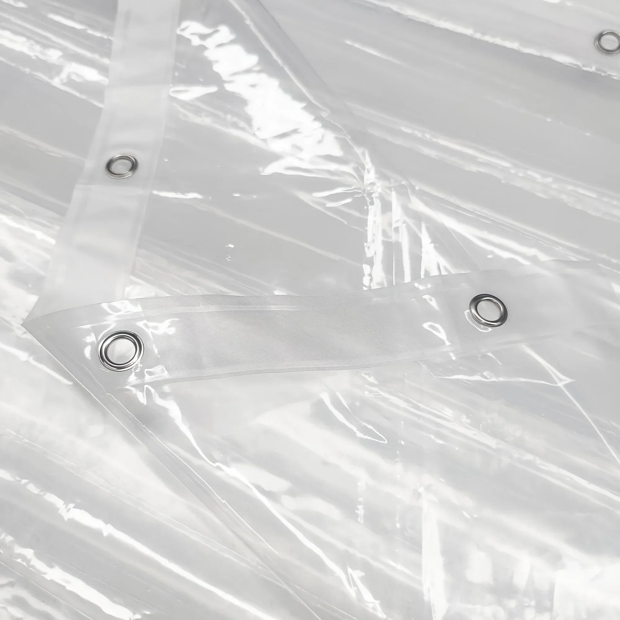 1pc Clear Peva Shower Curtain Liner 71x72in 3 Magnets Metal Grommets No Chemical Smell Easy Install & Maintain Shower Curtains