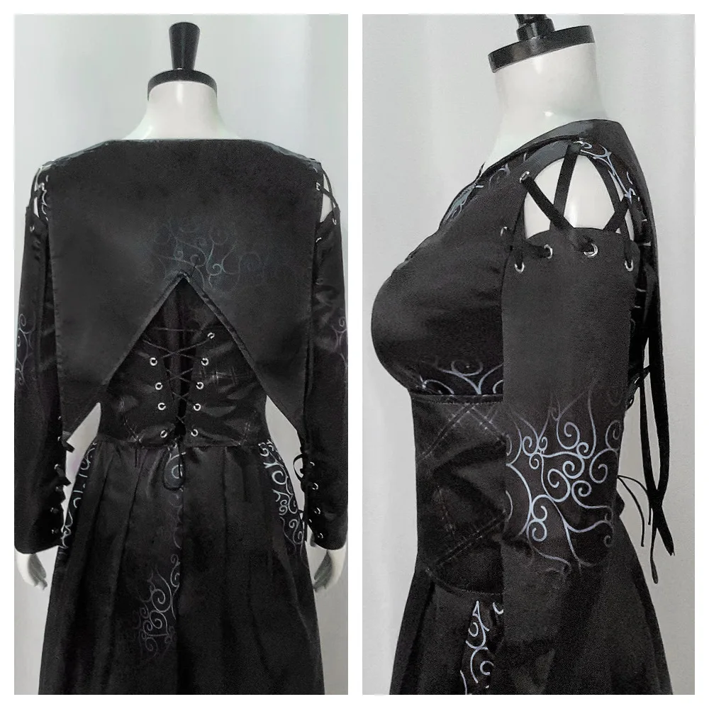 Harry Potter Bellatrix Lestrange Cosplay Costume for Women (Unofficial)
