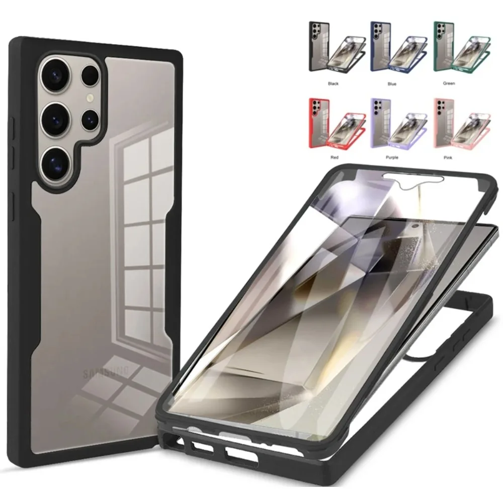 360° Full Body Dual Layers Protective Case with Screen Protector Film