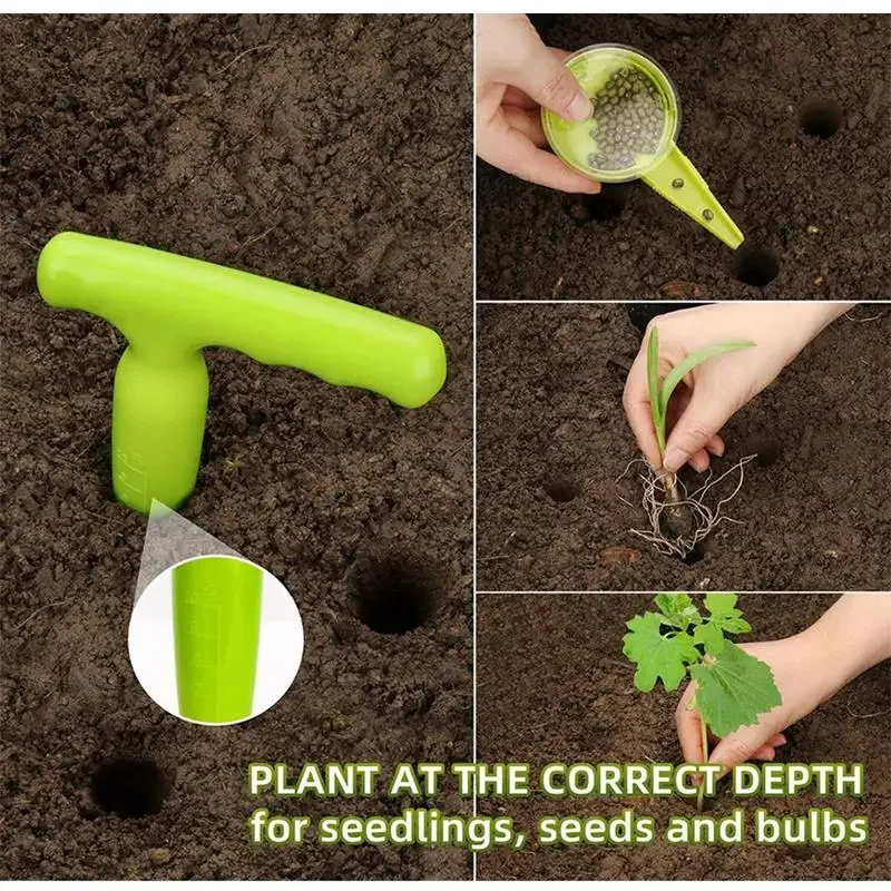 Adjustable Garden Seeder Set with PP Material for Gardening