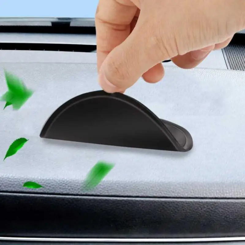 

Portable Transparent Round Pad Car Interior Anti-slip Pad Of Round Against The Sun Nano Sticker Stable Universal Durable