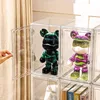 5 Pack Clear Stackable Shoe Organizer Box with Lids, Acrylic Shoes Box with Magnetic Doors, Transparent Shoe Storage 2