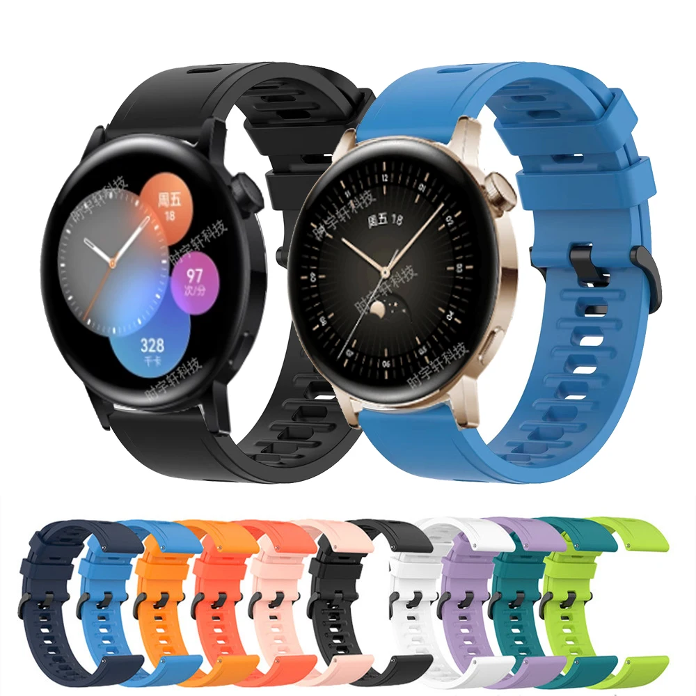Per Huawei Watch Gt 3 Gt 2 42Mm Cinturino Sport 20Mm Bracciale In Silicone Per Huawei Gt 3 Pro 43Mm/Honor Magic 2/Es Smartwatch Band