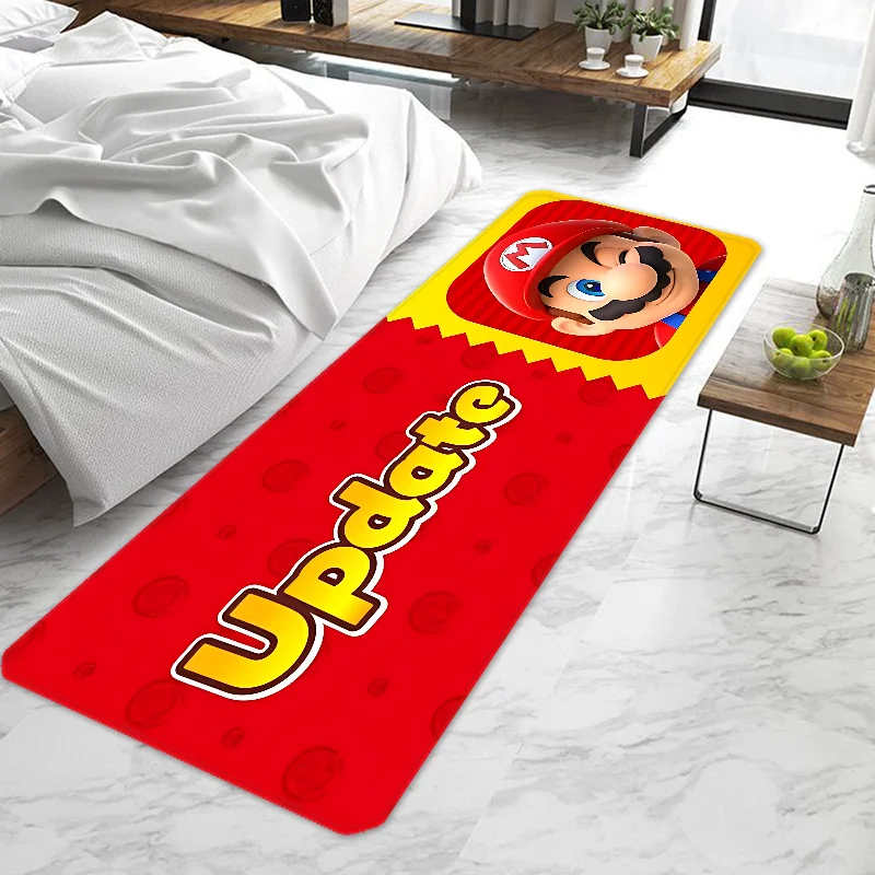 thumbnail image 1 of Felpudo de entrada Super Mario Bros, antideslizante, lavable, para cocina, salón, pasillo, baño, 1 of 4