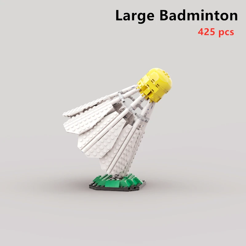 

Rainbow Pig MOC Large Badminton Building Blocks Kids Assemble Toy DIY Model Christmas Gift Home Decoration Bricks Creative Toys