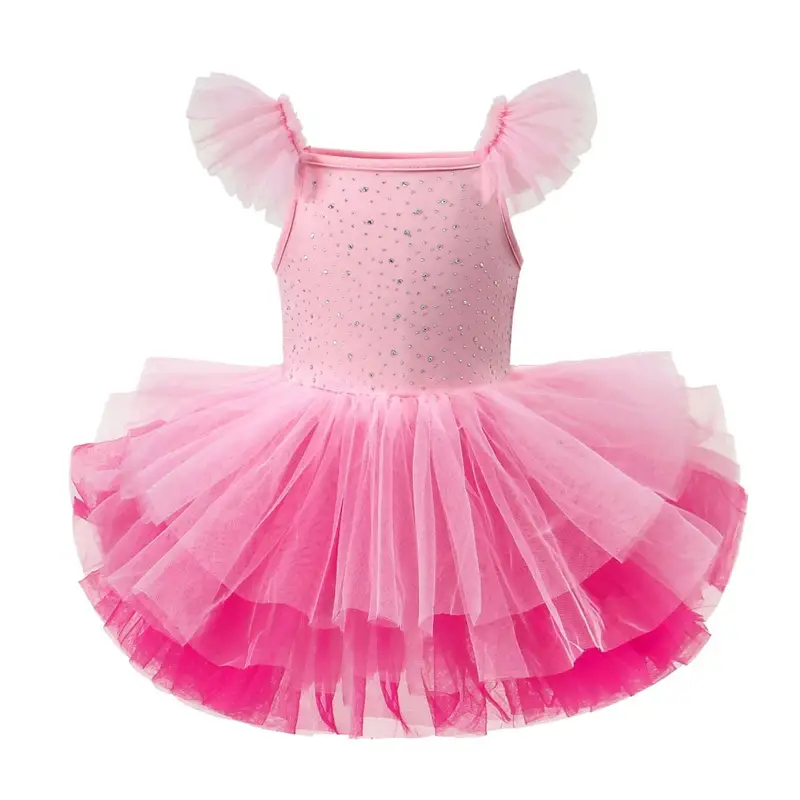 Summer Kids Dress Tutu Ballerine Children Clothing Vestidos Girl Ballet Leotards Dance Gymnastics Thin Ballet Girls Dresses - Image 4