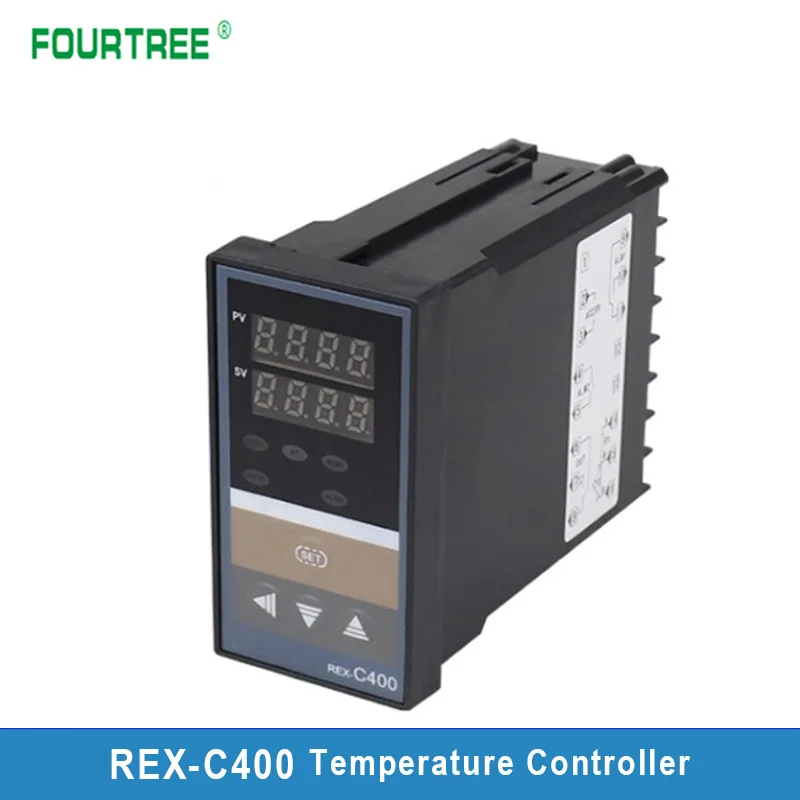 

REX-C400 PID Digital Intelligent Temperature Controller Universal Input SSR/Relay Output Thermostat 110V to 240V FK02-M*AN/V*AN