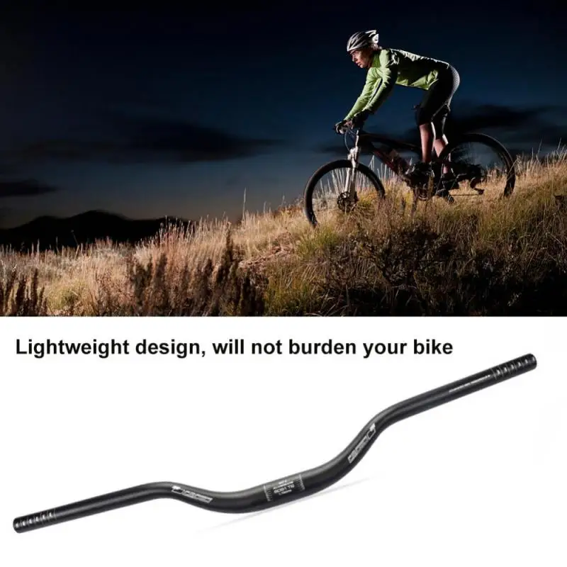 MTB Mountain Bike Swallow Handlebar Aluminum Alloy 700mm Diameter 31.8mm 313g Matte Texture Accessories Parts