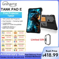 Unihertz 8849 TANK PAD E Rugged Tablet with Projector Android 21000mAh 120Hz 50MP Camera 24GB 512GB 66W 10.95 inch Phone Tablet 1