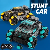 Gesture sensing children's toy remote control car 2.4G four-wheel drive one click demonstration float off-road deformation remot 1