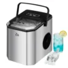 Ice Maker Countertop with Bullet Ice, 10,000pcs/26Lbs/Day, Portable Ice Machine w/Ice Scoop, 45lb Quiet Design and Self-Cleaning 1