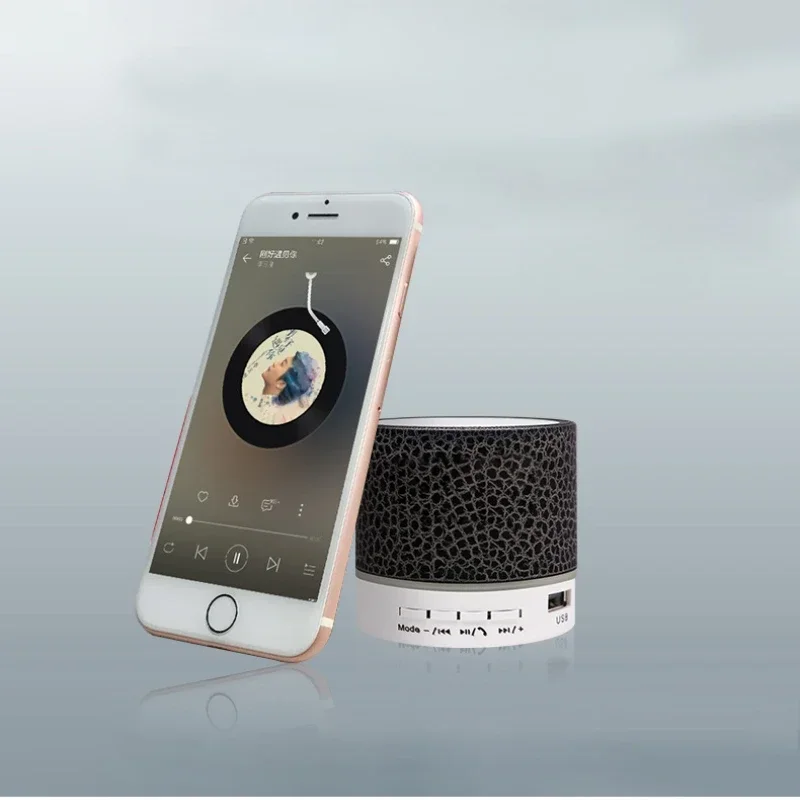 Wireless Mini LED Bluetooth Speakers Wireless Music Audio TF USB FM Stereo Subwoofer with Mic