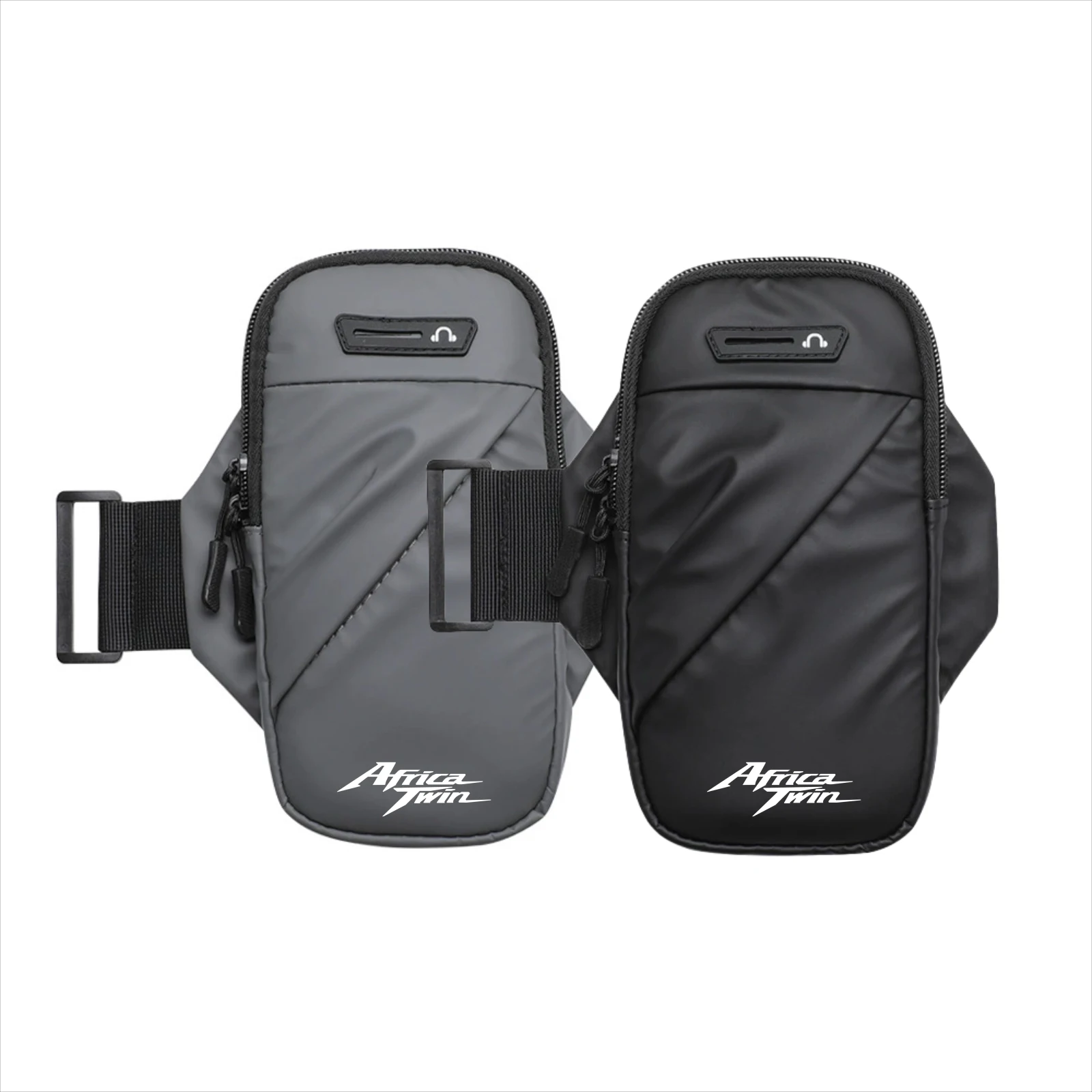 Arm bag in use on motorcycle ride