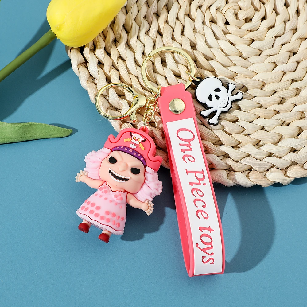 سلسلة مفاتيح أنيمي مونكي دي لوفي للأطفال قطعة واحد...