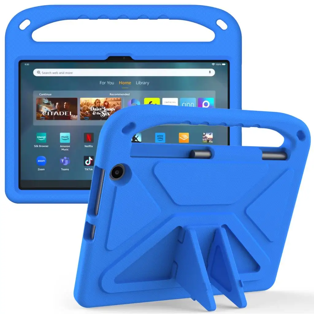 Eva Hand Holder Stand Capa para Tablet Capa para Amazon Fire Max 11 th Gen 2023 hd 10 Plus 2023 2023 2023