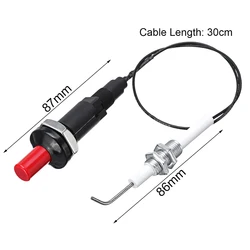 Universal Piezo Spark Ignition with Cable Push Button Igniter (Onesize)