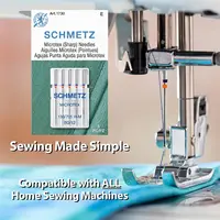 Microtex Sharp Sewing Machine Needles - Quilting & Topstitching Supplies, Size 80/12, Box Of 100 2